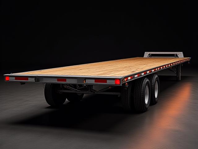 40 foot gooseneck flatbed trailer for construction materials