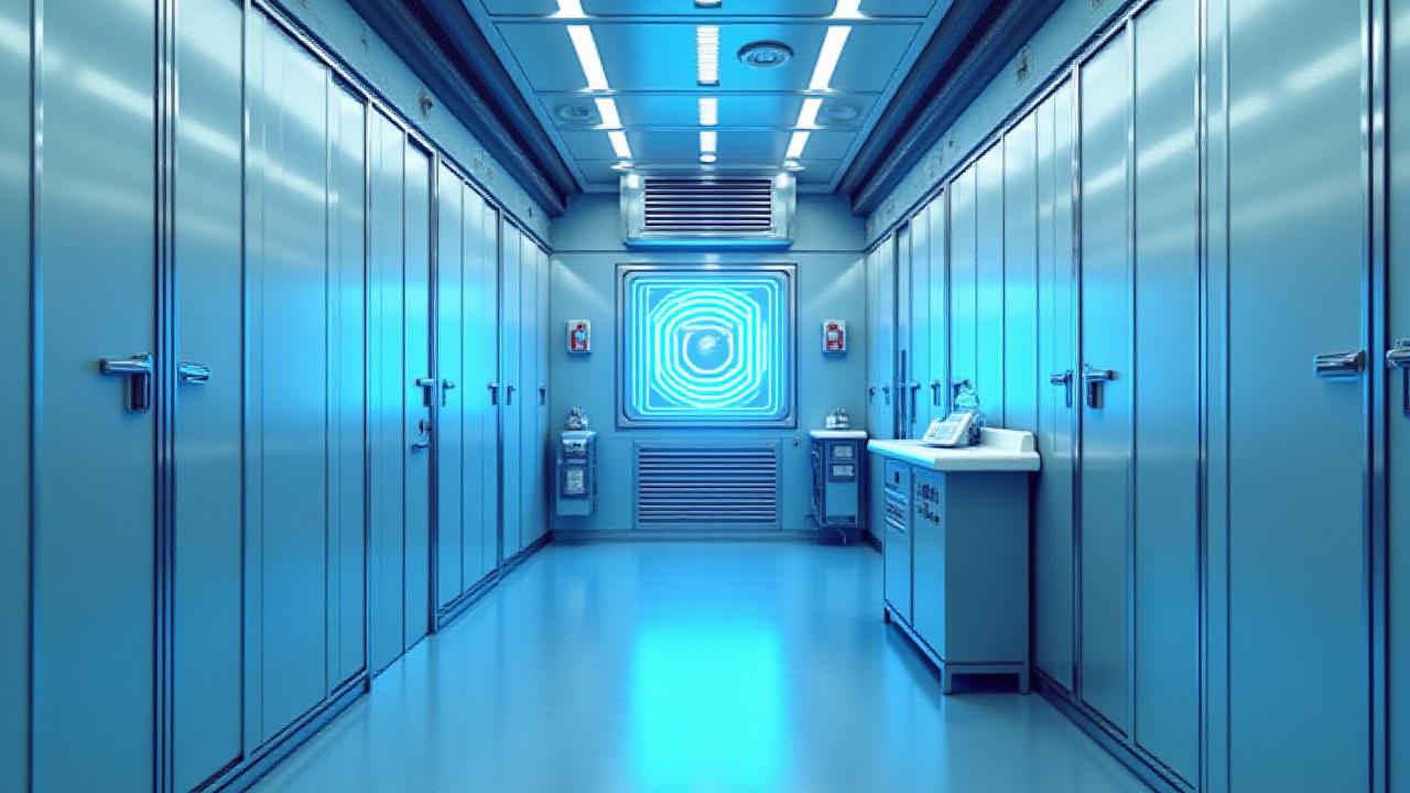 Ultra-clean medical grade reefer trailer interior with climate controls
